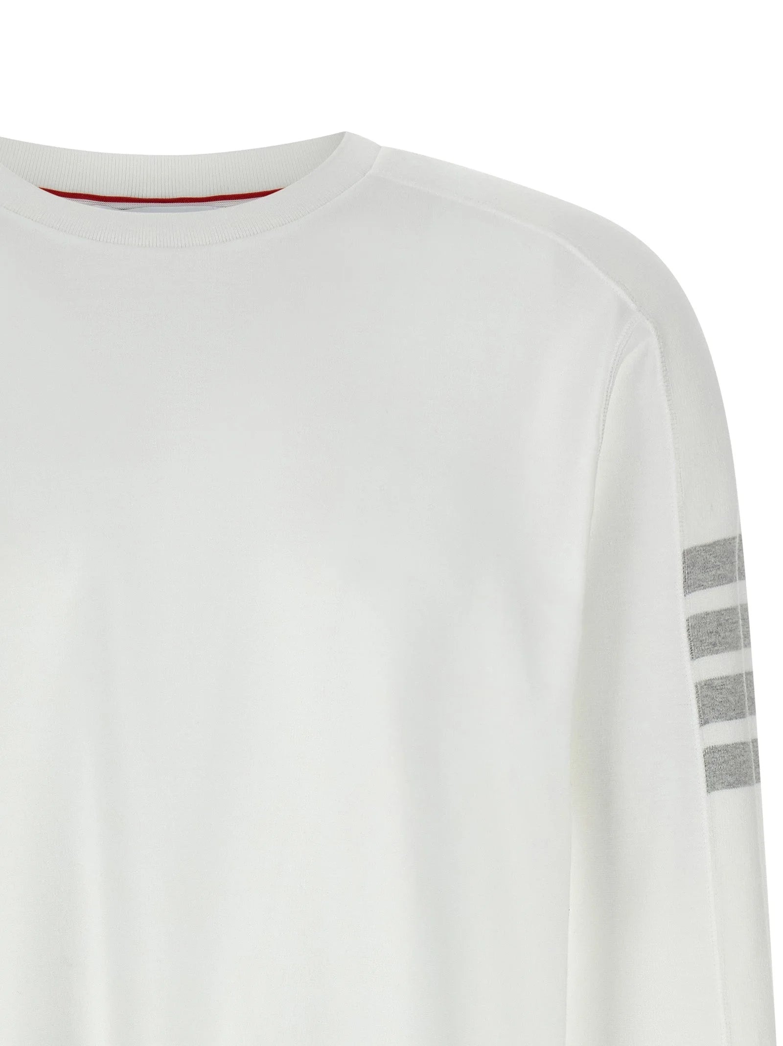 Thom Browne White Cotton T-Shirt