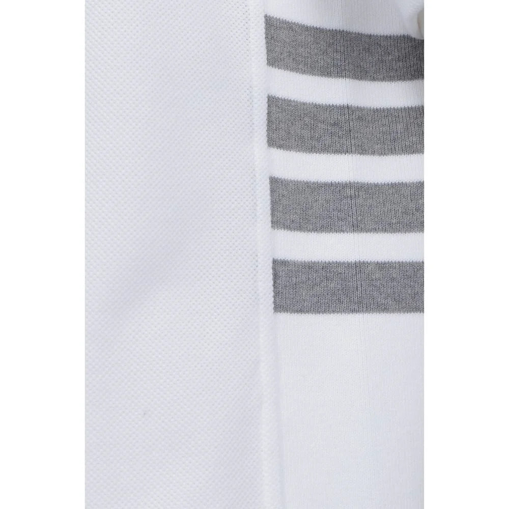Thom Browne White Cotton T-Shirt