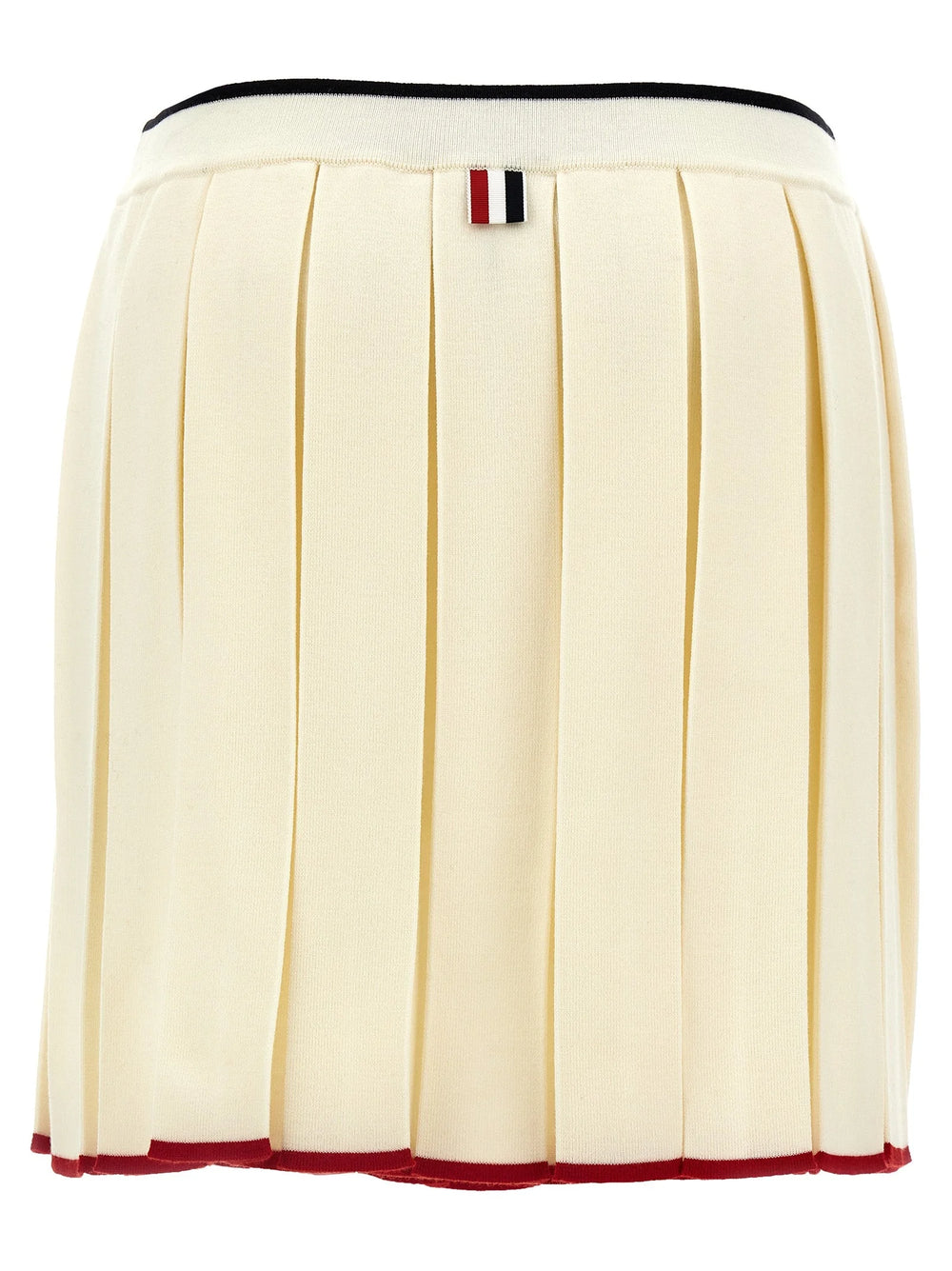Thom Browne White Virgin Wool Long Skirt - IT40