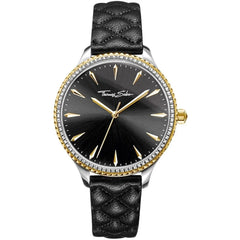 Thomas Sabo Black Leather Dress Watch