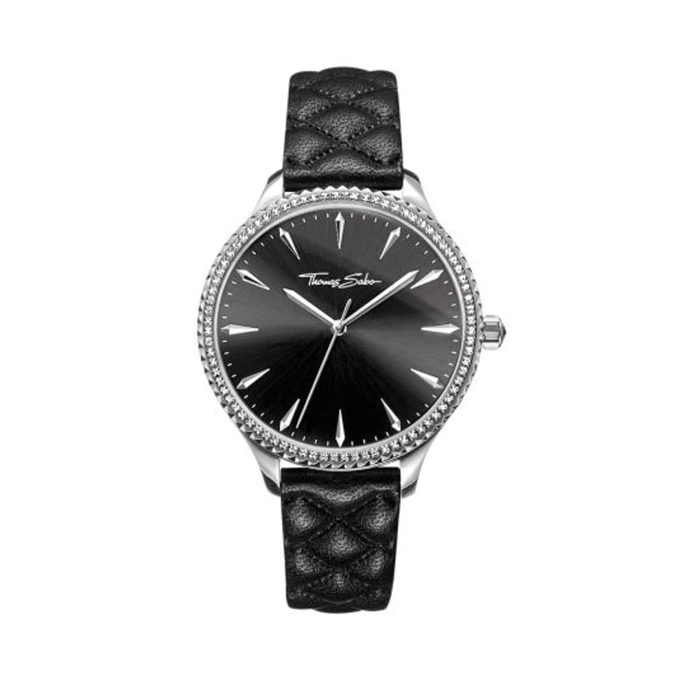 Thomas Sabo Black Leather Watch - Watches