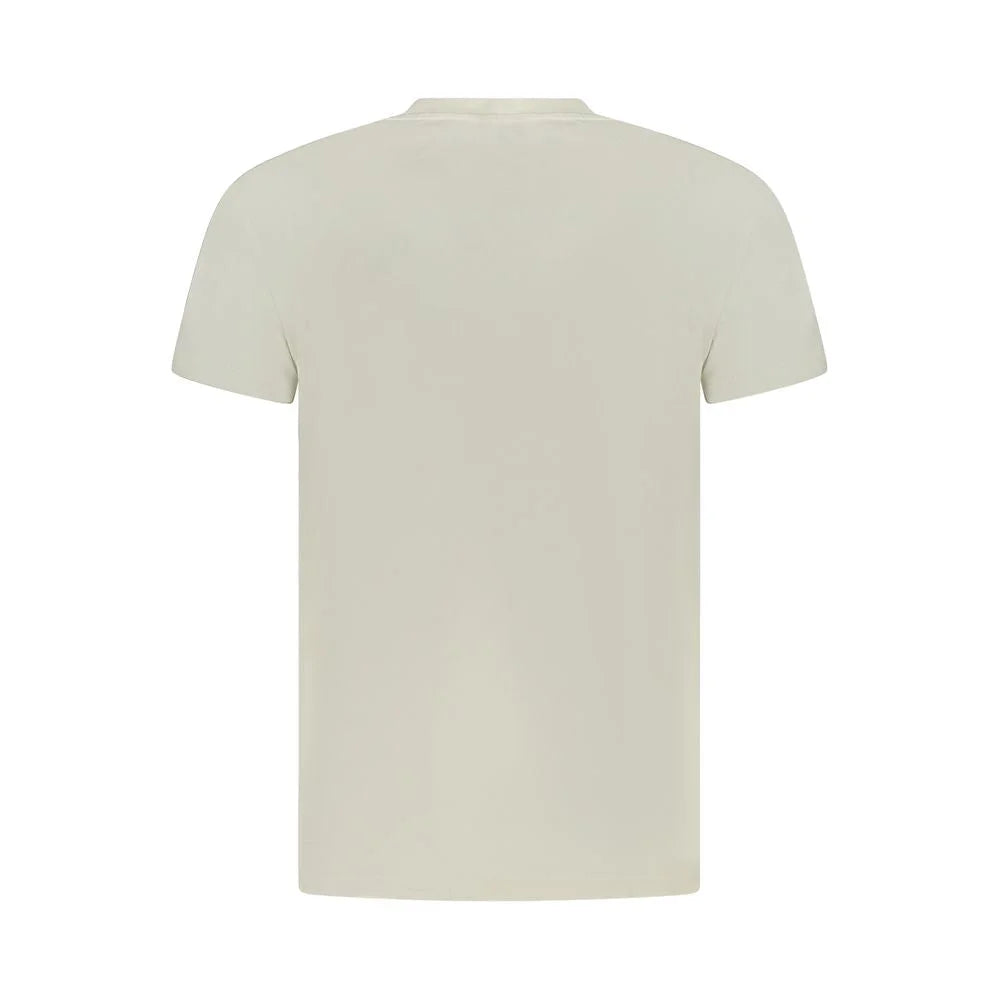 Timberland Beige Cotton Men T-Shirt - S
