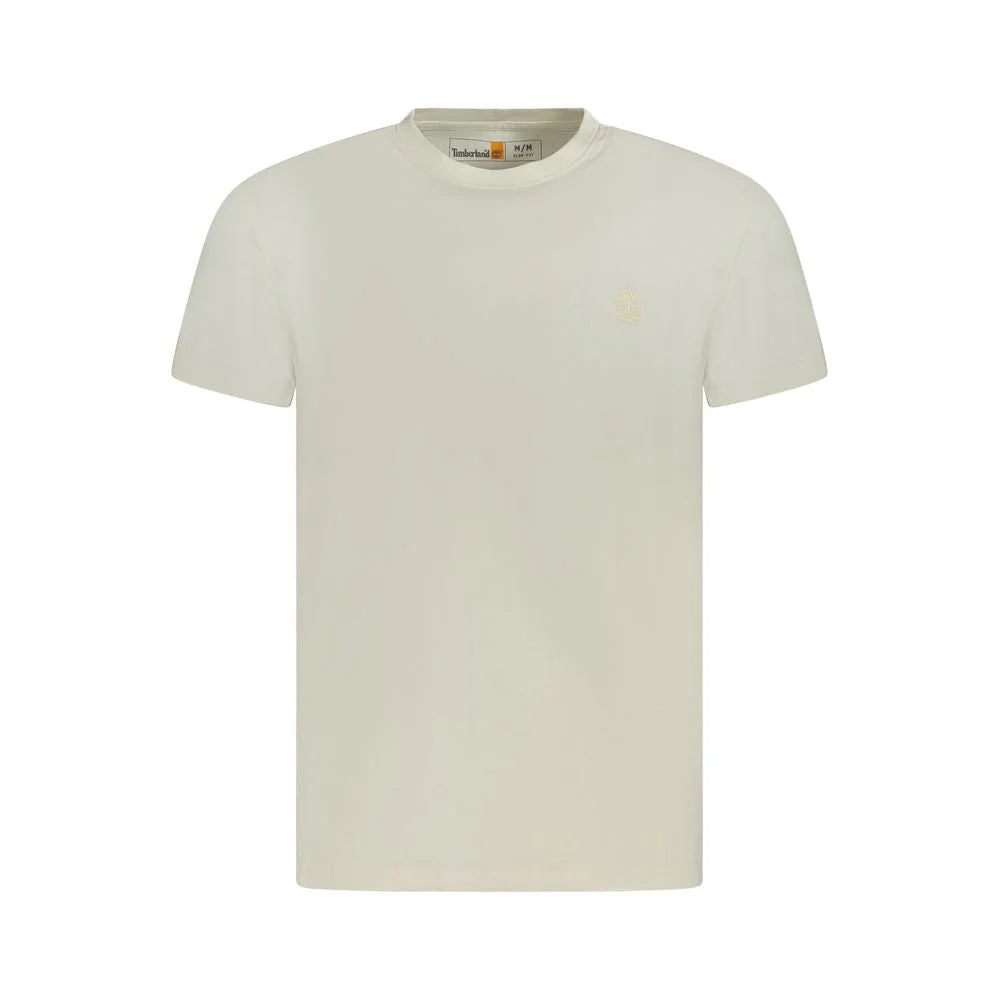 Timberland Beige Cotton Men T-Shirt - S