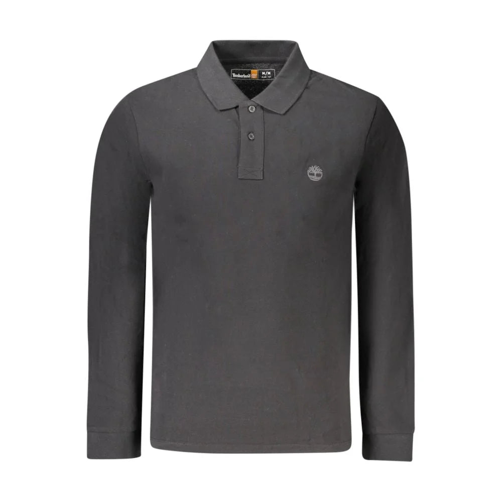 Timberland Black Cotton Men Polo Shirt - Polos