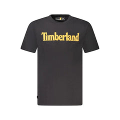 Timberland Black Cotton T-Shirt - L