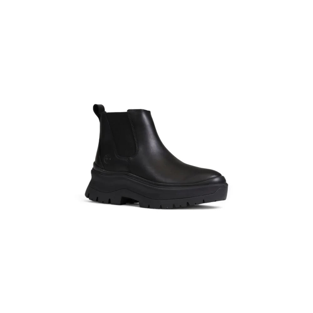 Timberland Black Leather Ankle - Boots