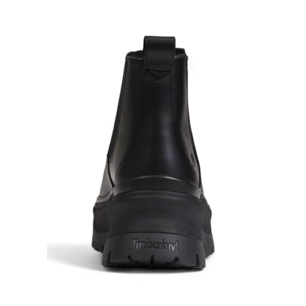 Timberland Black Leather Ankle - Boots