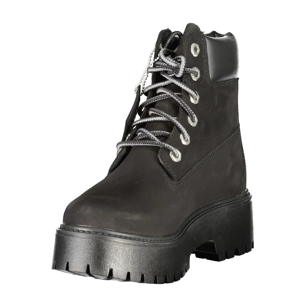 Timberland Black Leather Women Boot - Boots