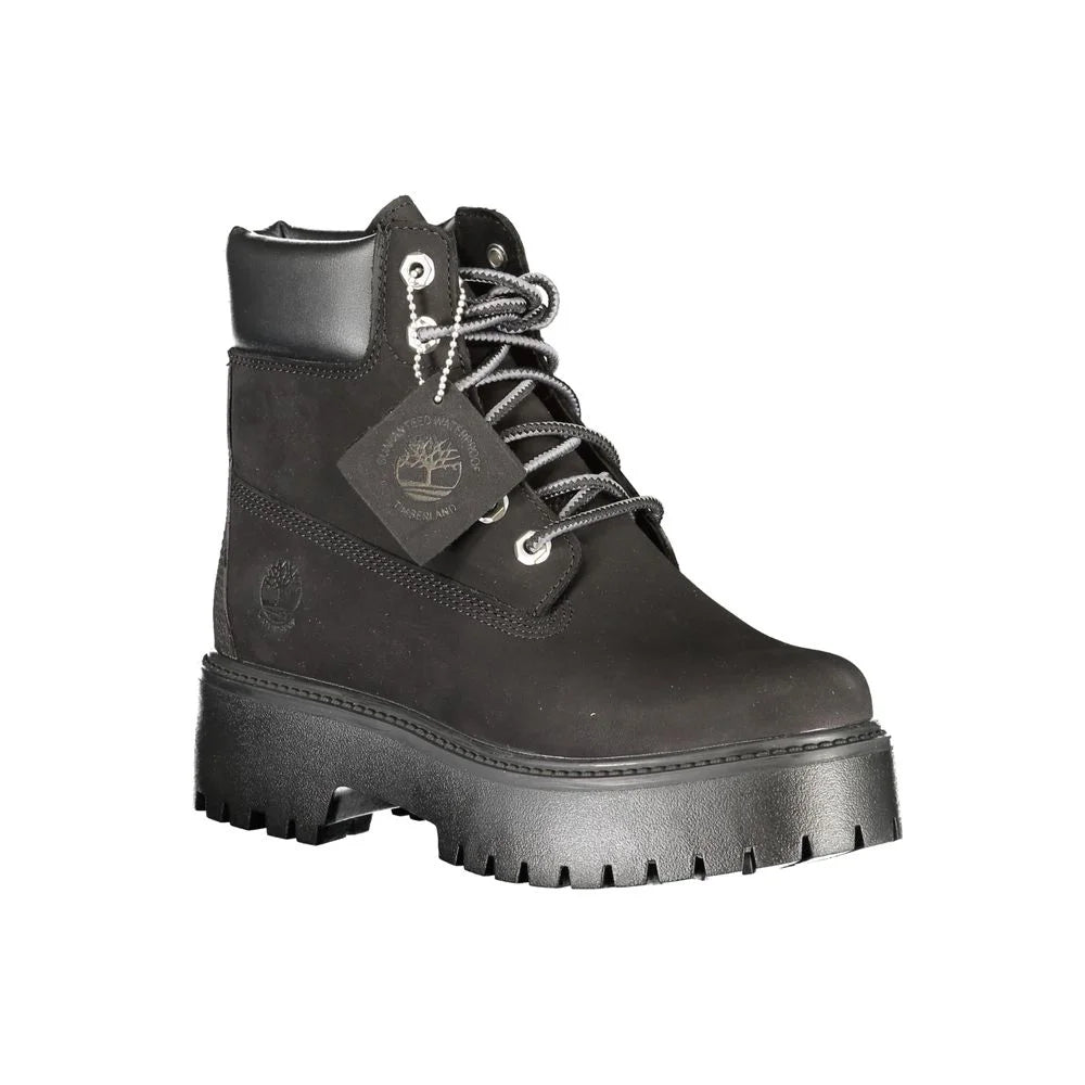 Timberland Black Leather Women Boot - Boots