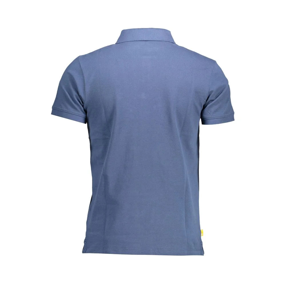 Timberland Blue Cotton Men Polo Shirt - S