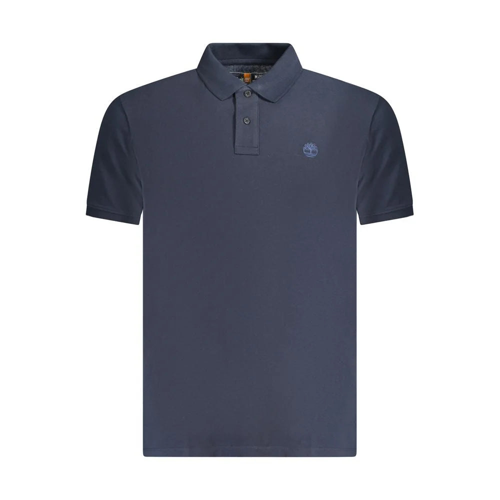Timberland Blue Cotton Polo Shirt - S