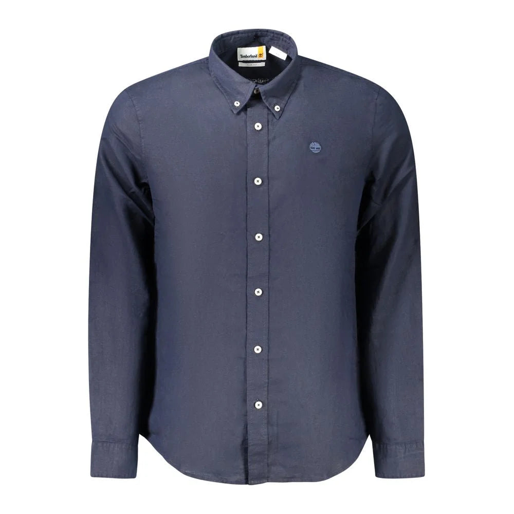 Timberland Blue Cotton Shirt - S - Shirts