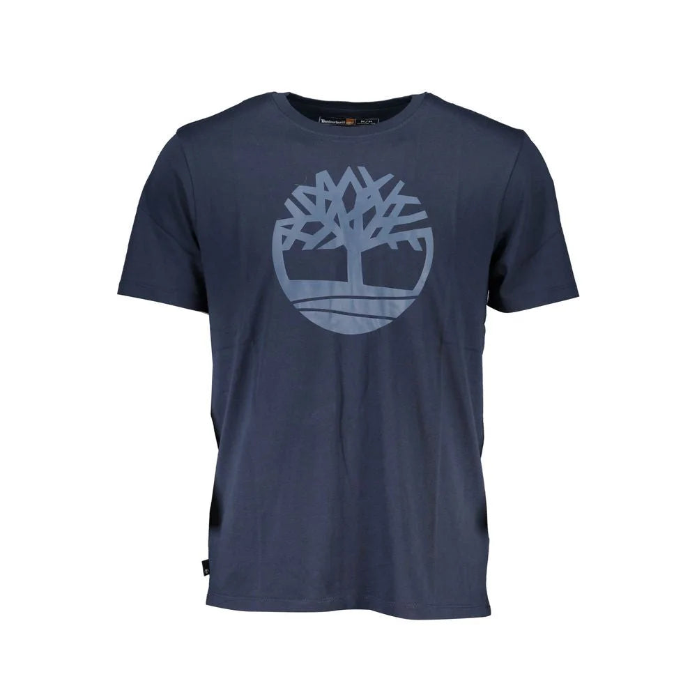 Timberland Blue Cotton T-Shirt - T-Shirts