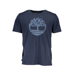 Timberland Blue Cotton T-Shirt - T-Shirts