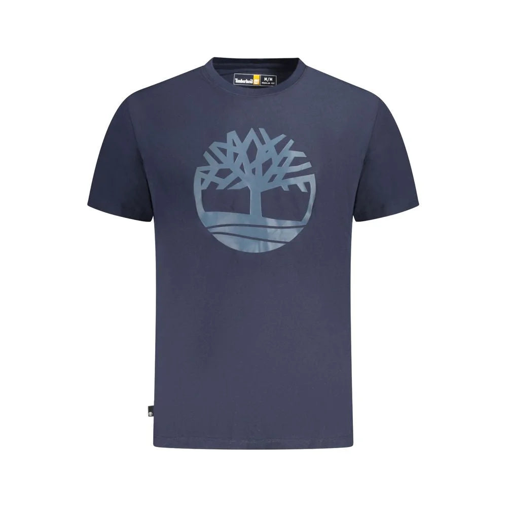 Timberland Blue Cotton T-Shirt - T-Shirts