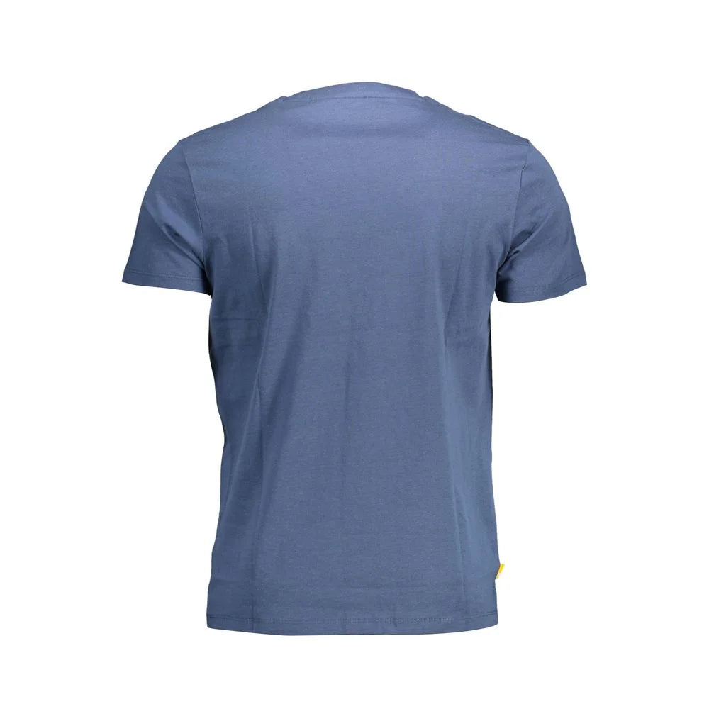 Timberland Blue Organic Cotton Men T-Shirt - S