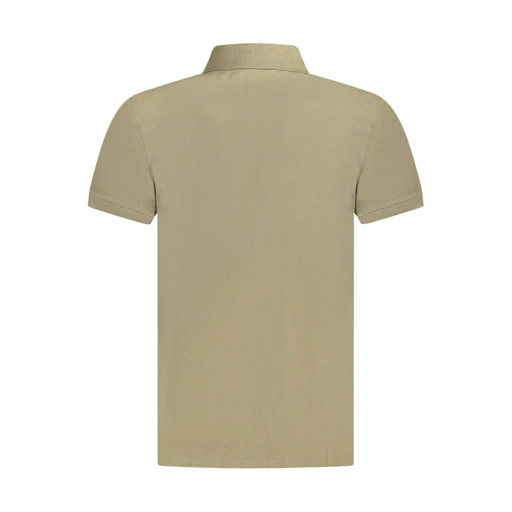 Timberland Brown Cotton Men Polo Shirt - L