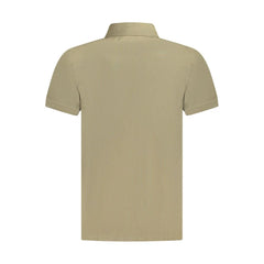 Timberland Brown Cotton Men Polo Shirt - L