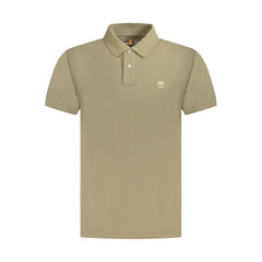 Timberland Brown Cotton Men Polo Shirt - L