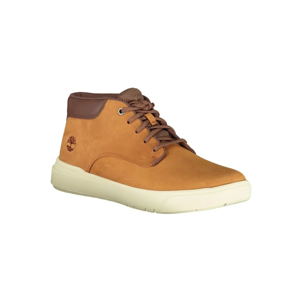 Timberland Brown Leather Men Sneaker