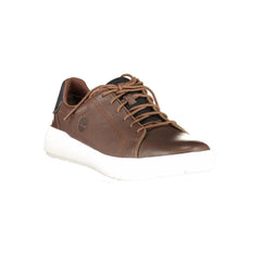 Timberland Brown Leather Men Sneaker - Sneakers