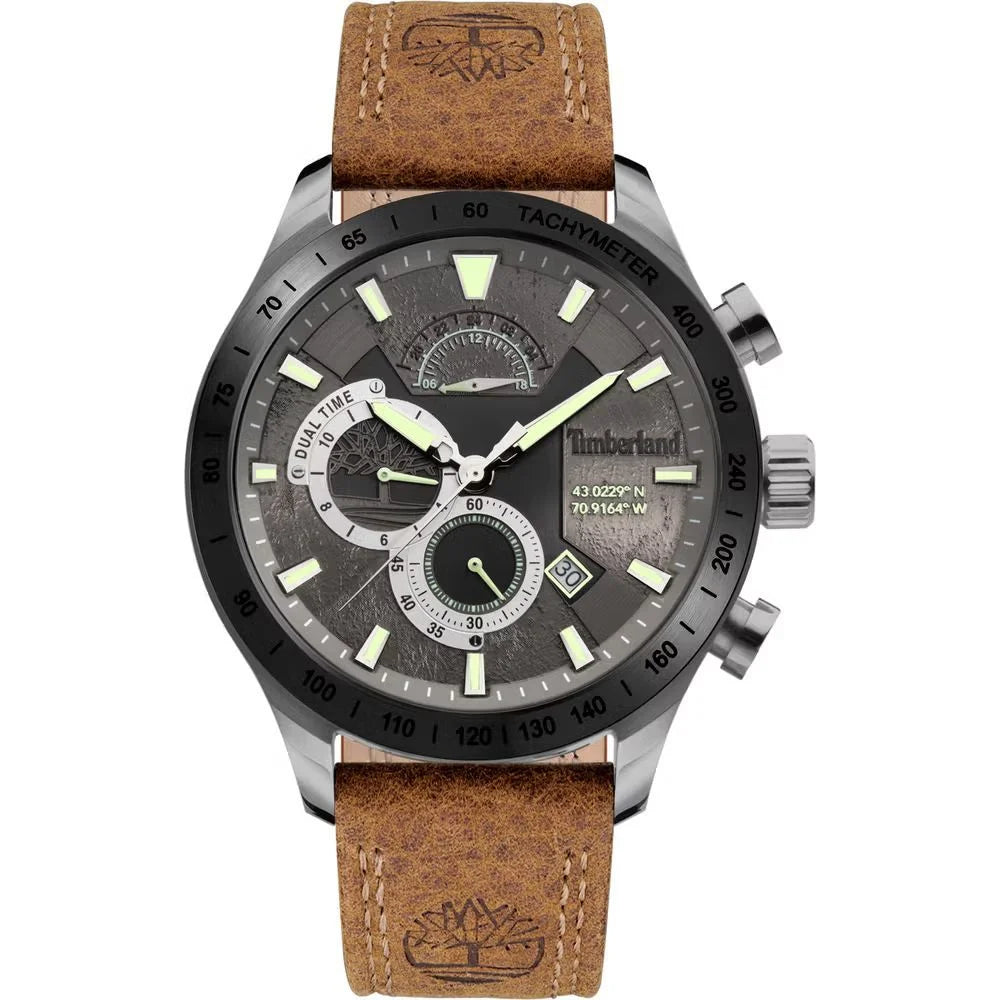 Timberland Brown Leather Watch - Watches