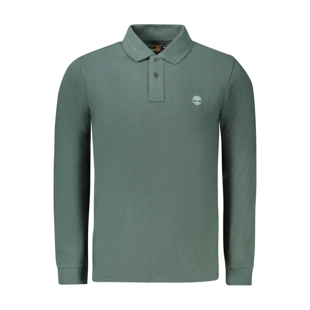 Timberland Green Cotton Men Polo Shirt - Polos