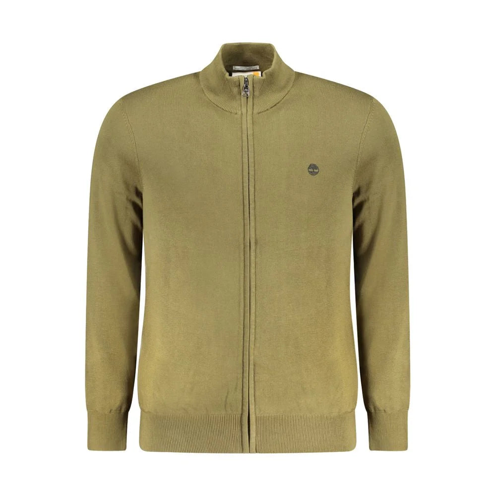 Timberland Green Cotton Men Sweater - Cardigans