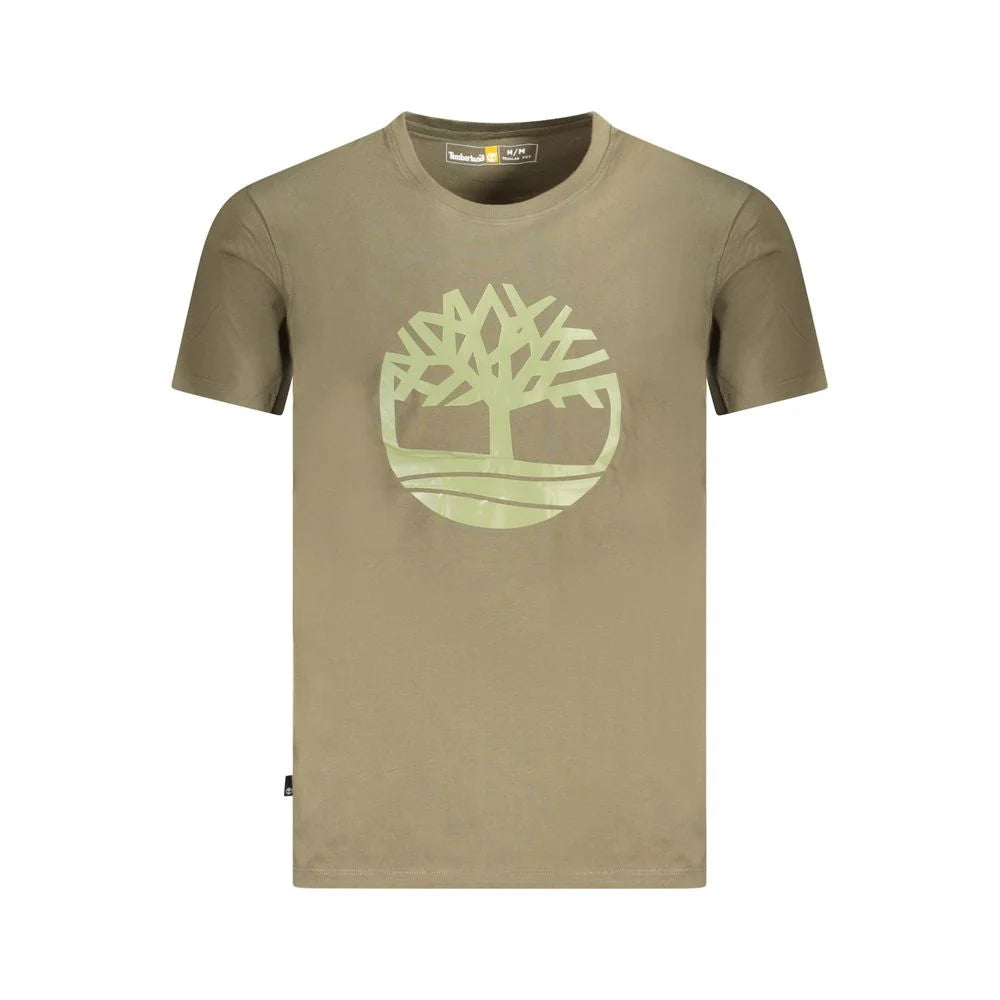 Timberland Green Cotton T-Shirt