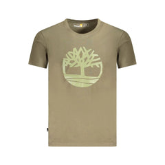 Timberland Green Cotton T-Shirt