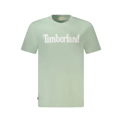 Timberland Green Cotton T-Shirt - S