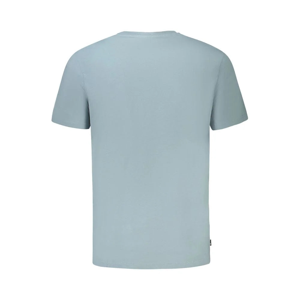 Timberland Light Blue Organic Cotton Men T-Shirt - S