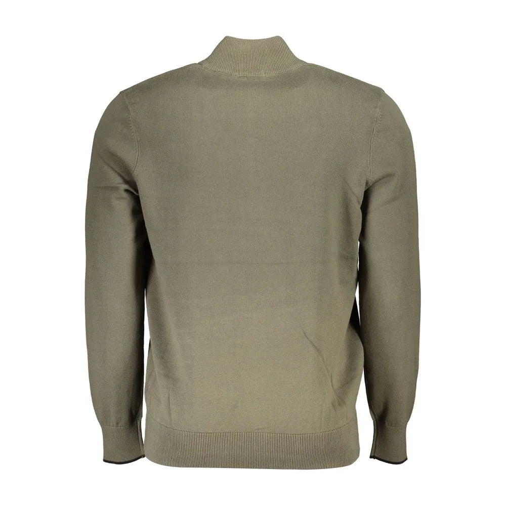 Timberland Organic Cotton Half Zip Sweater - Lush Green - S - Sweaters