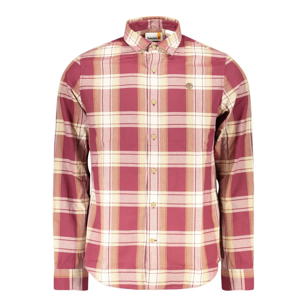Timberland Red Cotton Men Shirt - Shirts