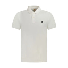 Timberland White Cotton Men Polo Shirt - Polos