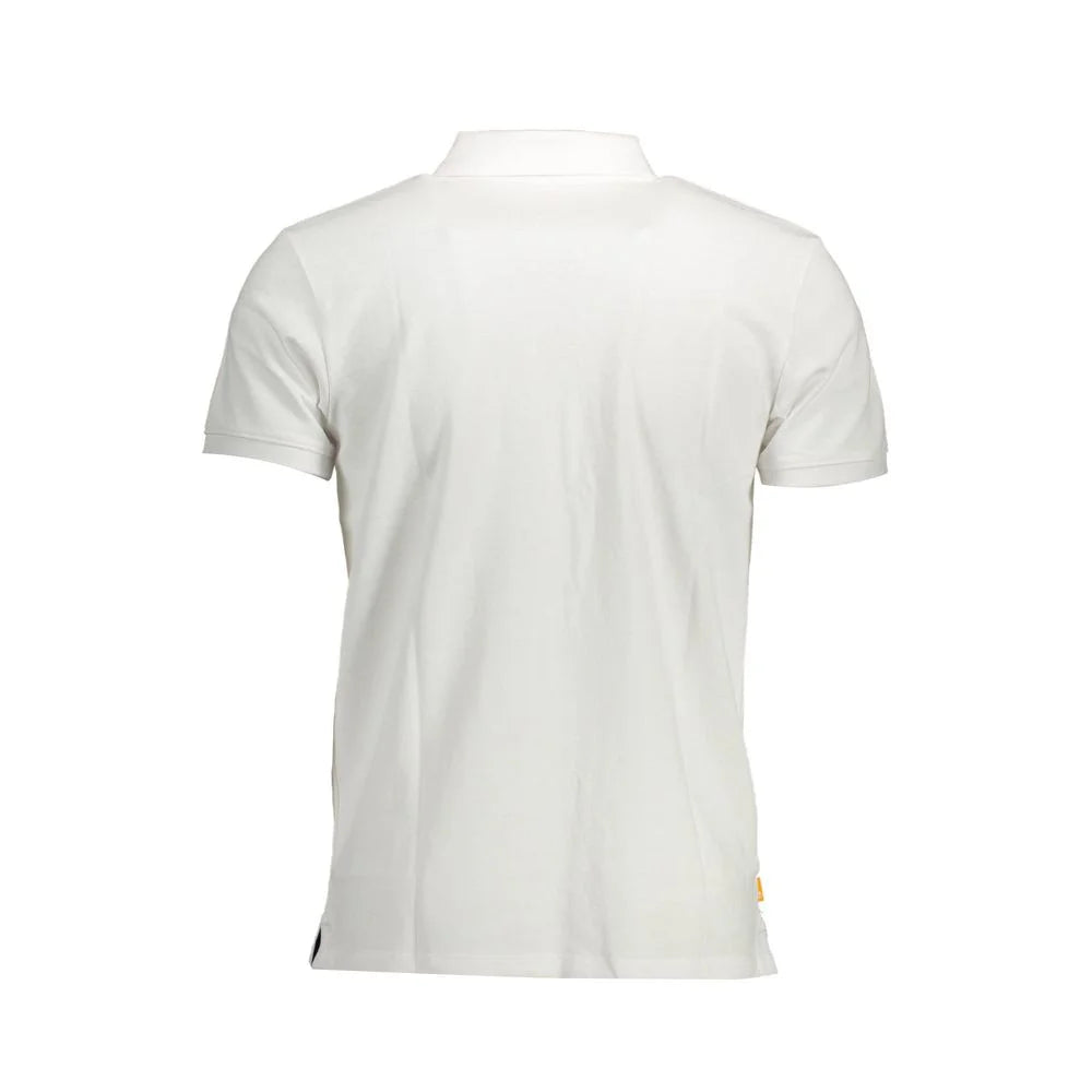Timberland White Cotton Men Polo Shirt - S - Polos