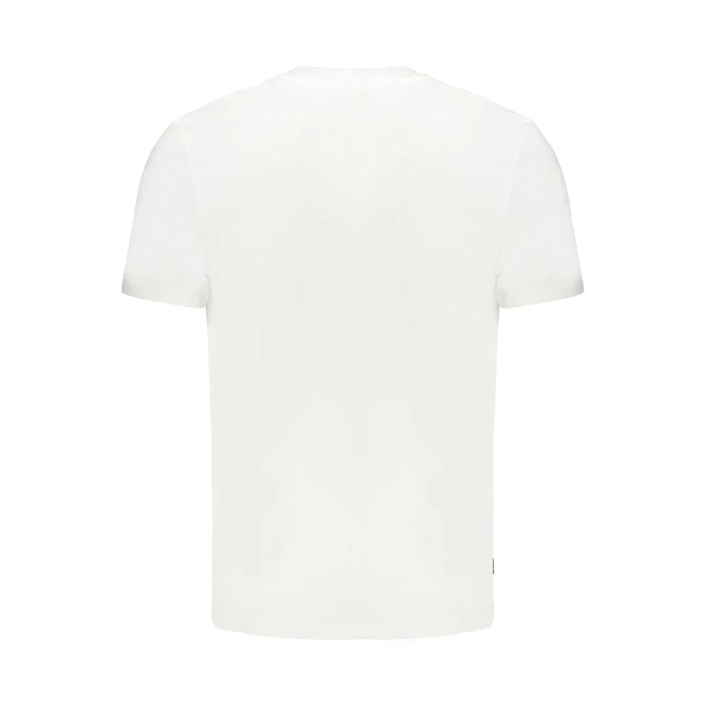 Timberland White Cotton Men T-Shirt