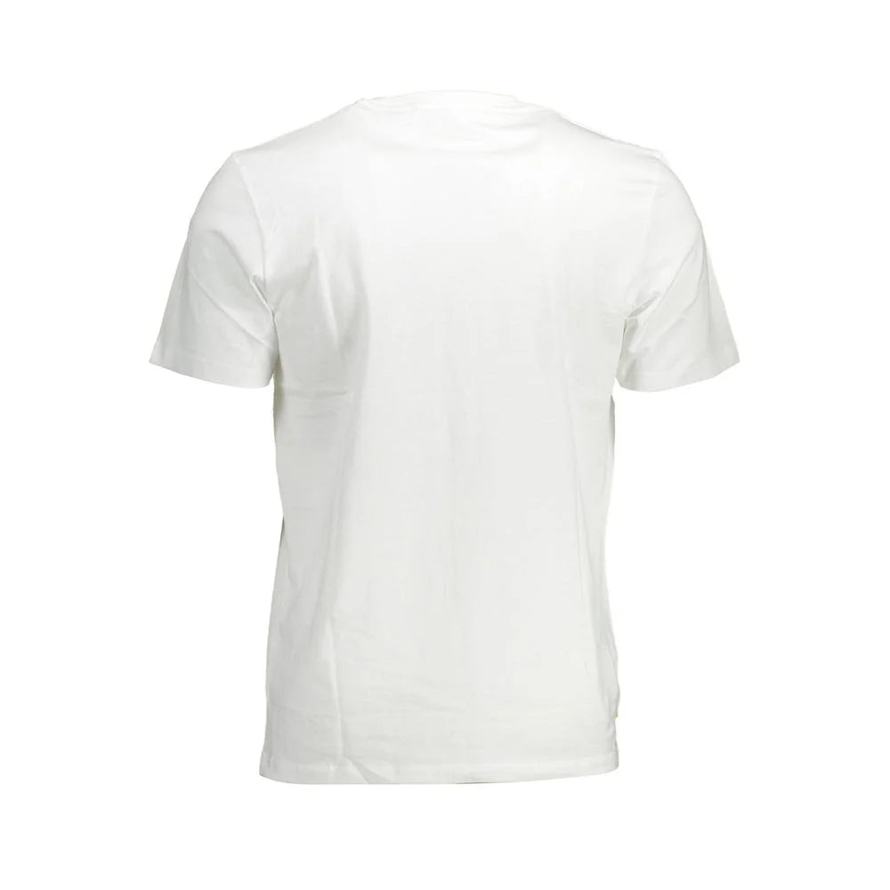 Timberland White Cotton Men T-Shirt - T-Shirts