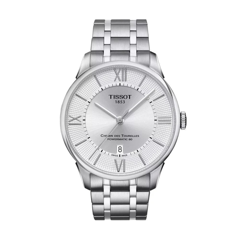 Tissot Gray Stainless Steel Dress Watch