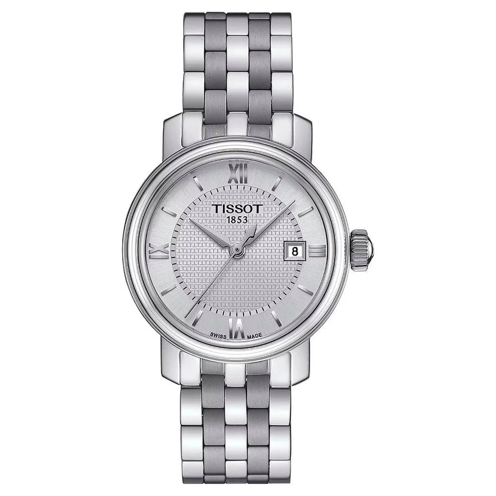 Tissot Gray Stainless Steel Dress Watch