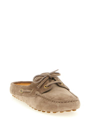 Tod’s Beige Calfskin Flats
