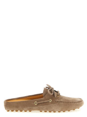 Tod’s Beige Calfskin Flats