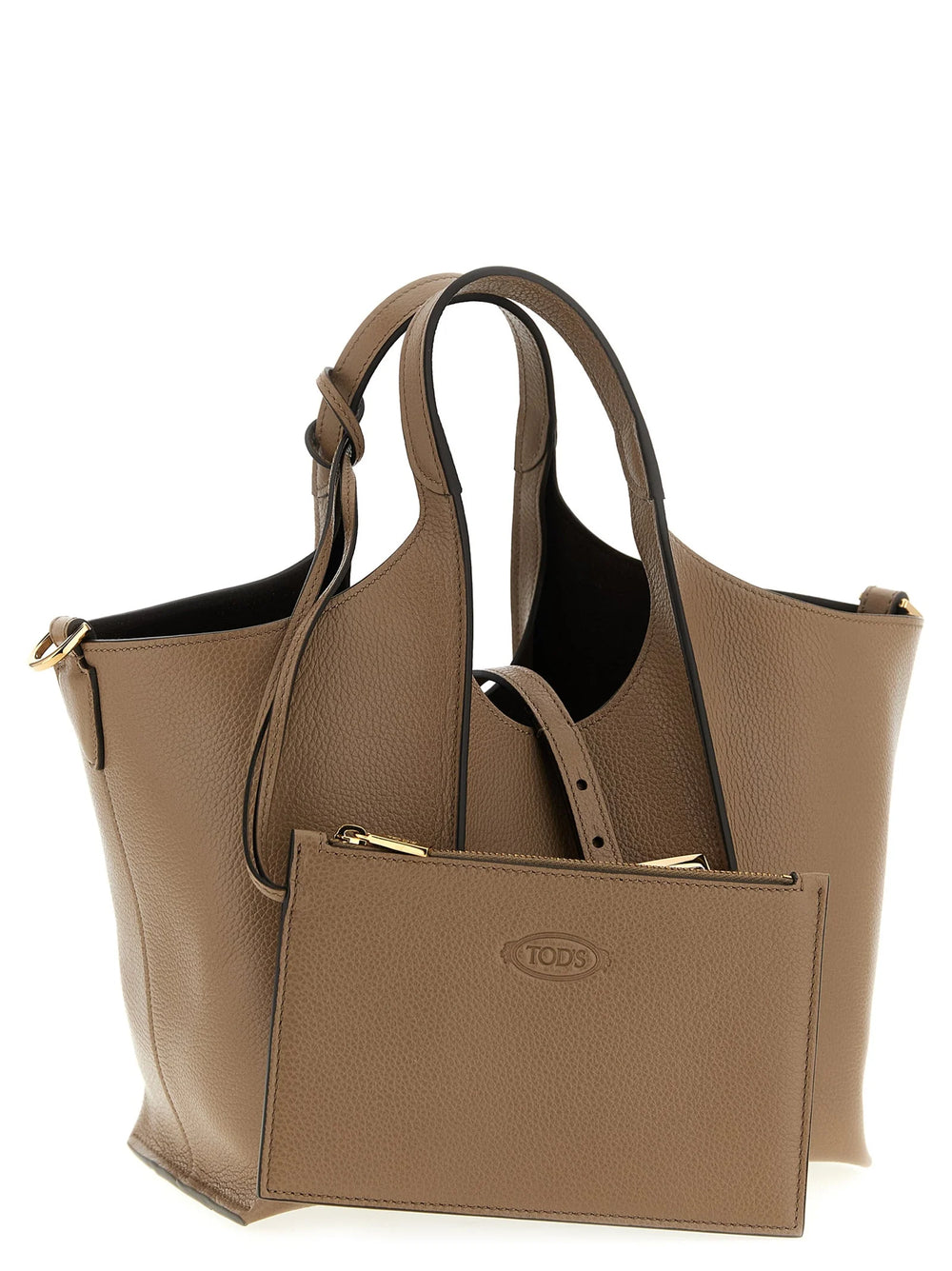Tod’s Beige Calfskin Handbag