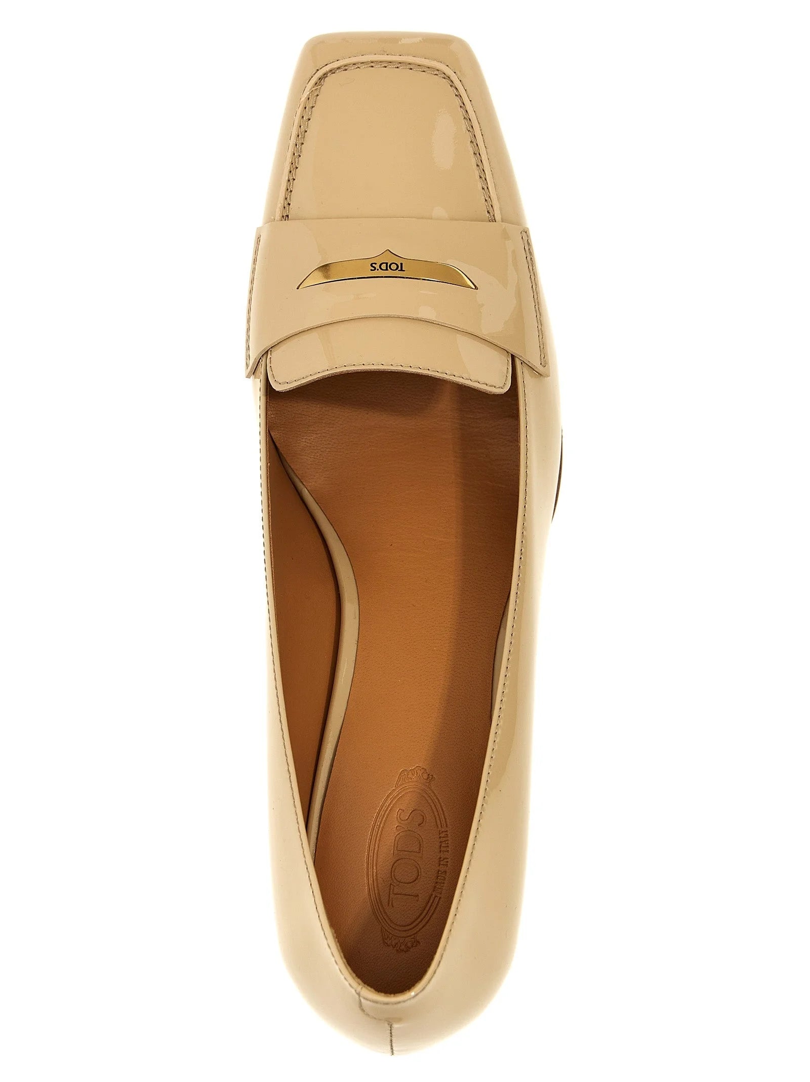 Tod’s Beige Calfskin Mid Heel Pumps - EU39.5/US9.5