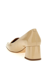 Tod’s Beige Calfskin Mid Heel Pumps - EU39.5/US9.5