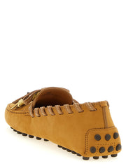 Tod’s Beige Calfskin Slip-On Loafers - EU39/US9