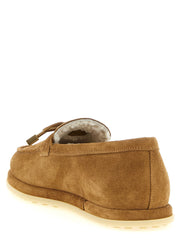 Tod’s Beige Calfskin Slip-On Loafers - EU39/US9