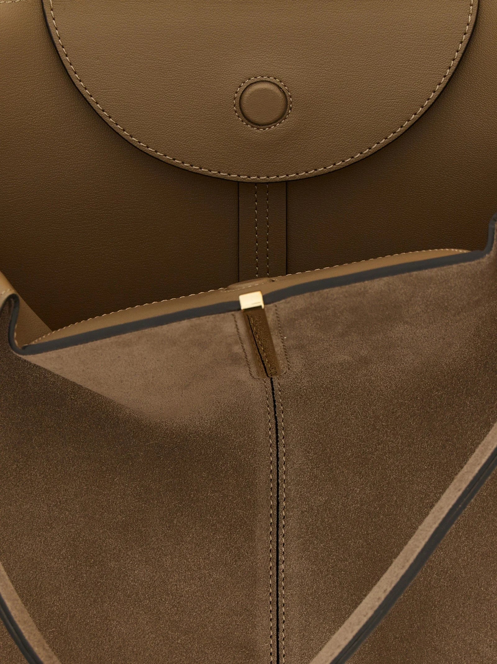 Tod’s Beige Calfskin Tote Bag
