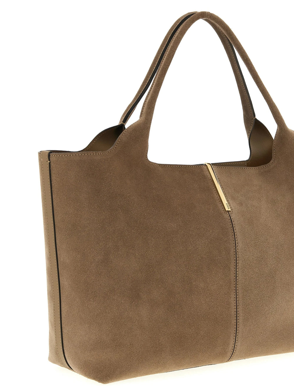 Tod’s Beige Calfskin Tote Bag