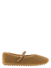 Tod’s Beige Lamb Leather Ballet Flats